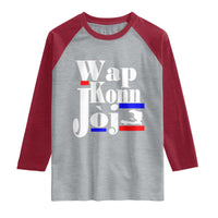 Wap Konn Joj Funny Haitian Creole Idiom Saying Raglan Shirt Haiti Heritage Pride