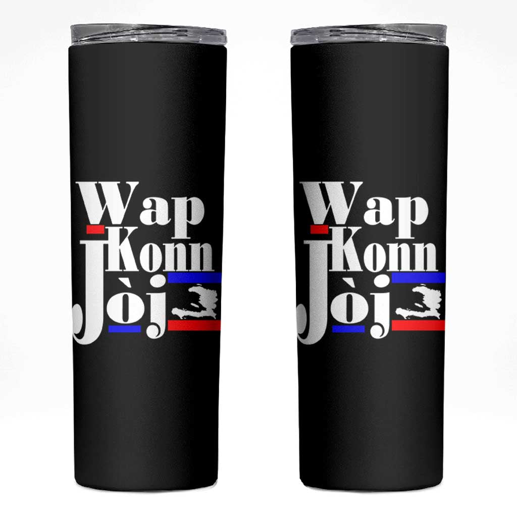 Wap Konn Joj Funny Haitian Creole Idiom Saying Skinny Tumbler Haiti Heritage Pride