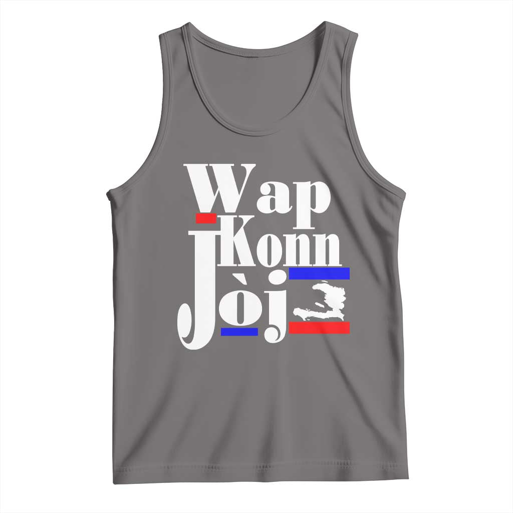 Wap Konn Joj Funny Haitian Creole Idiom Saying Tank Top Haiti Heritage Pride