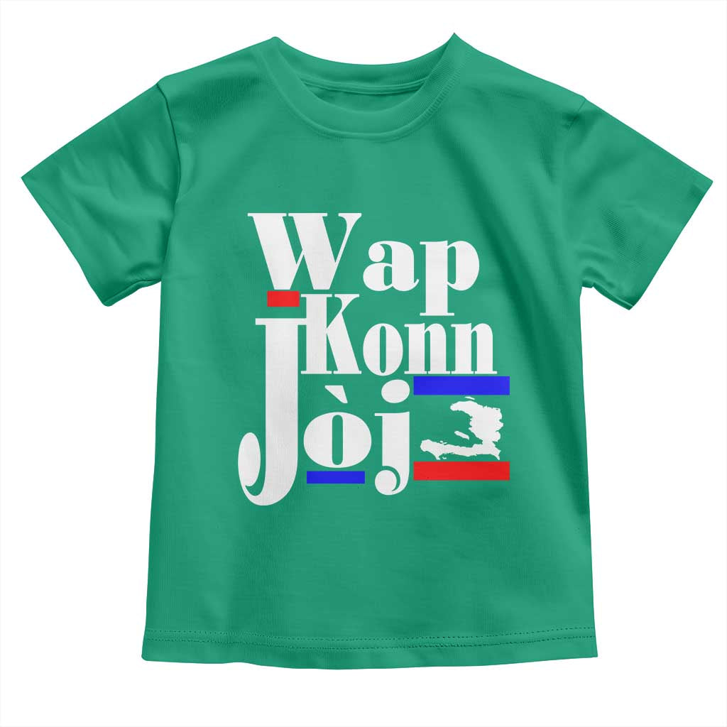 Wap Konn Joj Funny Haitian Creole Idiom Saying Toddler T Shirt Haiti Heritage Pride