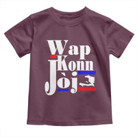 Wap Konn Joj Funny Haitian Creole Idiom Saying Toddler T Shirt Haiti Heritage Pride