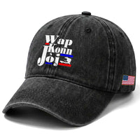 Wap Konn Joj Funny Haitian Creole Idiom Saying Washed Cotton Baseball Cap Haiti Heritage Pride
