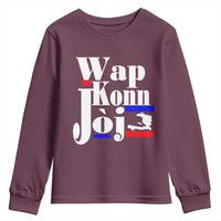 Wap Konn Joj Funny Haitian Creole Idiom Saying Youth Sweatshirt Haiti Heritage Pride