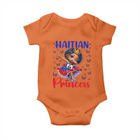 Cute Dabbing Haitian Princess Kids Graphic Baby Onesie Haiti Heritage Pride