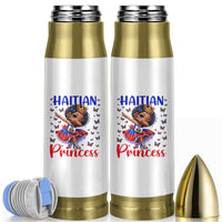 Cute Dabbing Haitian Princess Kids Graphic Bullet Tumbler Haiti Heritage Pride