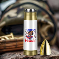 Cute Dabbing Haitian Princess Kids Graphic Bullet Tumbler Haiti Heritage Pride