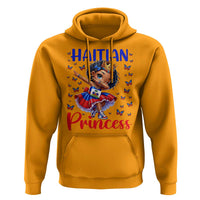 Cute Dabbing Haitian Princess Kids Graphic Hoodie Haiti Heritage Pride