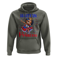 Cute Dabbing Haitian Princess Kids Graphic Hoodie Haiti Heritage Pride
