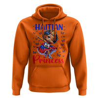 Cute Dabbing Haitian Princess Kids Graphic Hoodie Haiti Heritage Pride