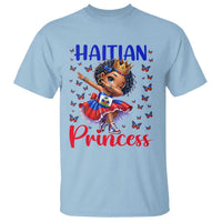 Cute Dabbing Haitian Princess Kids Graphic T Shirt Haiti Heritage Pride