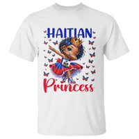 Cute Dabbing Haitian Princess Kids Graphic T Shirt Haiti Heritage Pride