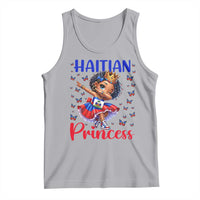 Cute Dabbing Haitian Princess Kids Graphic Tank Top Haiti Heritage Pride