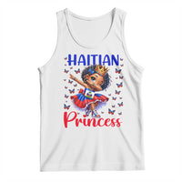 Cute Dabbing Haitian Princess Kids Graphic Tank Top Haiti Heritage Pride