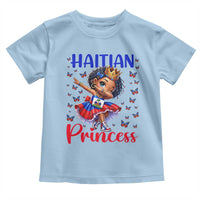 Cute Dabbing Haitian Princess Kids Graphic Toddler T Shirt Haiti Heritage Pride