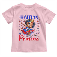 Cute Dabbing Haitian Princess Kids Graphic Toddler T Shirt Haiti Heritage Pride
