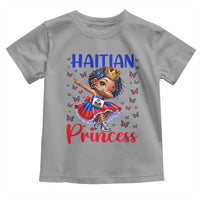 Cute Dabbing Haitian Princess Kids Graphic Toddler T Shirt Haiti Heritage Pride