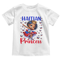 Cute Dabbing Haitian Princess Kids Graphic Toddler T Shirt Haiti Heritage Pride