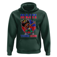 Haiti Young King Dabbing Boy Kids Graphic Hoodie Haitian Heritage Pride