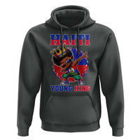 Haiti Young King Dabbing Boy Kids Graphic Hoodie Haitian Heritage Pride