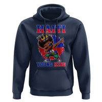 Haiti Young King Dabbing Boy Kids Graphic Hoodie Haitian Heritage Pride
