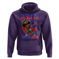 Haiti Young King Dabbing Boy Kids Graphic Hoodie Haitian Heritage Pride