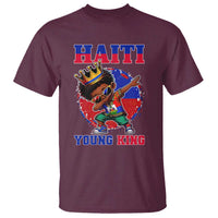 Haiti Young King Dabbing Boy Kids Graphic T Shirt Haitian Heritage Pride
