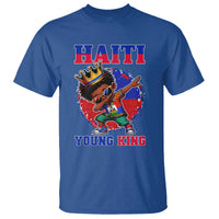 Haiti Young King Dabbing Boy Kids Graphic T Shirt Haitian Heritage Pride