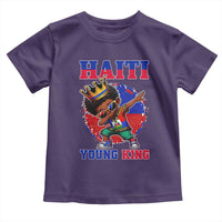 Haiti Young King Dabbing Boy Kids Graphic Toddler T Shirt Haitian Heritage Pride
