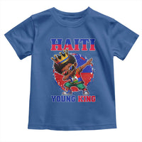 Haiti Young King Dabbing Boy Kids Graphic Toddler T Shirt Haitian Heritage Pride