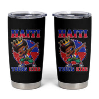 Haiti Young King Dabbing Boy Kids Graphic Tumbler Cup Haitian Heritage Pride