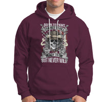 American Veteran Hoodie Born To Fight Trained To Kill Ready To Die But Never Will - Wonder Print Shop