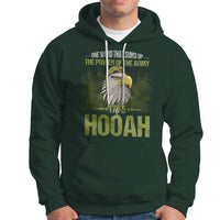 US Soldier Hoodie One Word That Sums Up The Power Of The Army 1775 Hooah - Wonder Print Shop