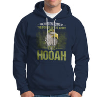 US Soldier Hoodie One Word That Sums Up The Power Of The Army 1775 Hooah - Wonder Print Shop