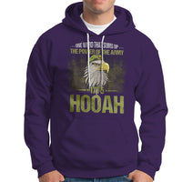 US Soldier Hoodie One Word That Sums Up The Power Of The Army 1775 Hooah - Wonder Print Shop