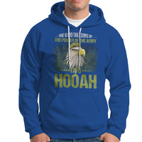 US Soldier Hoodie One Word That Sums Up The Power Of The Army 1775 Hooah - Wonder Print Shop