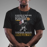 American Veteran T Shirt In Support Of Those Who Life For A Purpose Bigger Than Themselves - Wonder Print Shop