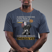 American Veteran T Shirt In Support Of Those Who Life For A Purpose Bigger Than Themselves - Wonder Print Shop