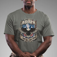 American Veteran T Shirt Since 1775 Army Proud To Have Served Veterant - Wonder Print Shop