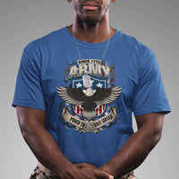 American Veteran T Shirt Since 1775 Army Proud To Have Served Veterant - Wonder Print Shop