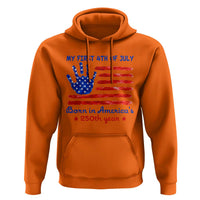 My First 4th of July Celebrate Semiquincentennial Cute Hoodie Born in America's 250th Year Patriotic Milestone Celebration