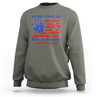 My First 4th of July Celebrate Semiquincentennial Cute Sweatshirt Born in America's 250th Year Patriotic Milestone Celebration