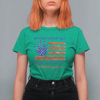 My First 4th of July Celebrate Semiquincentennial Cute T Shirt For Women Born in America's 250th Year Patriotic Milestone Celebration