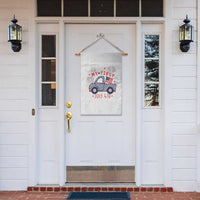 My First July 4th Gingham Vintage Truck Americana Garden Flag Patriotic Fireworks Independence Holiday Milestone