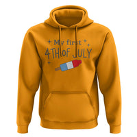 My First 4th of July Cute Summer Rocket Popsicle Hoodie Firecracker Ice Lolly Patriotic Baby Independence Holiday