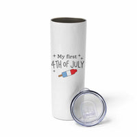 My First 4th of July Cute Summer Rocket Popsicle Skinny Tumbler Firecracker Ice Lolly Patriotic Baby Independence Holiday