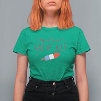 My First 4th of July Cute Summer Rocket Popsicle T Shirt For Women Firecracker Ice Lolly Patriotic Baby Independence Holiday