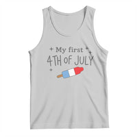 My First 4th of July Cute Summer Rocket Popsicle Tank Top Firecracker Ice Lolly Patriotic Baby Independence Holiday