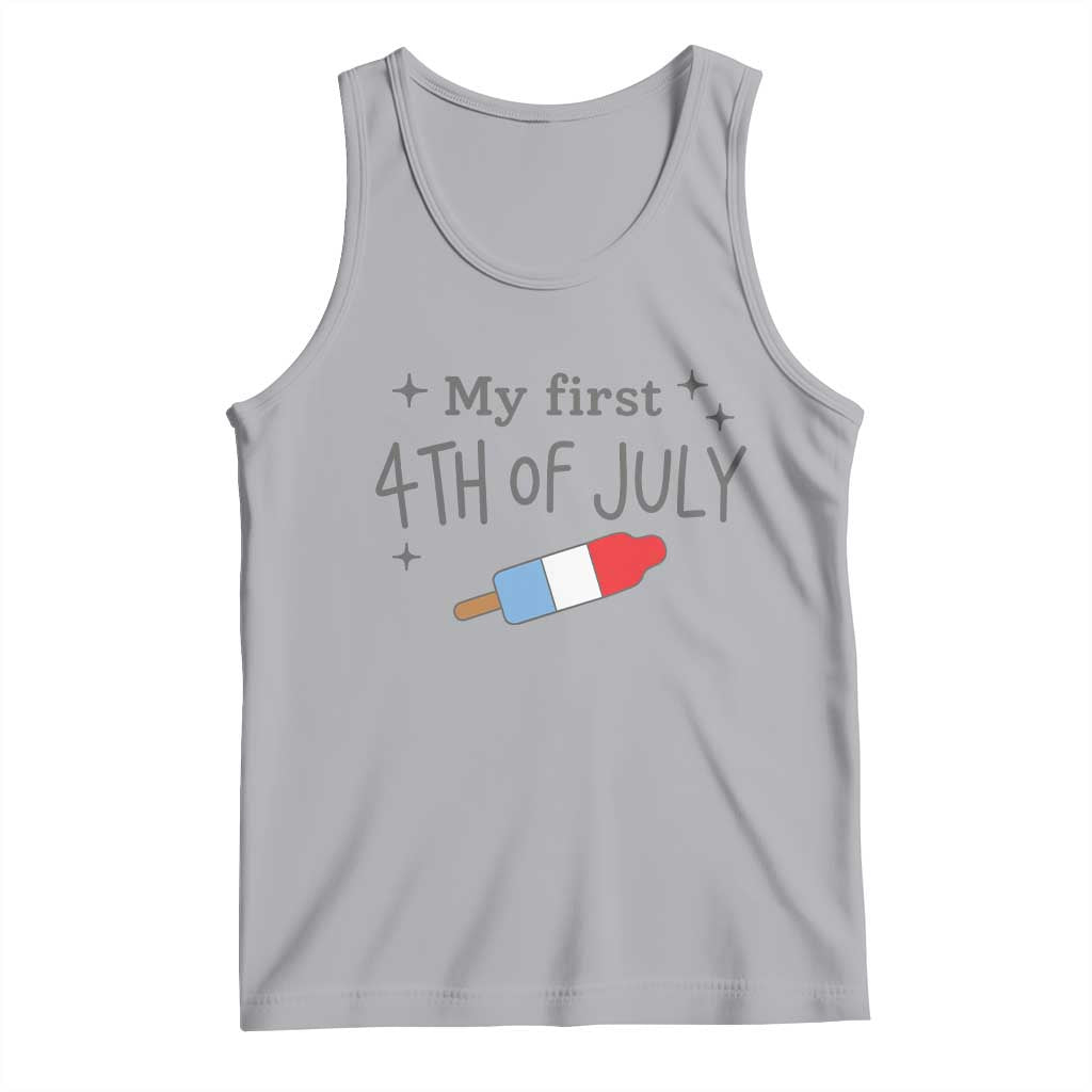 My First 4th of July Cute Summer Rocket Popsicle Tank Top Firecracker Ice Lolly Patriotic Baby Independence Holiday