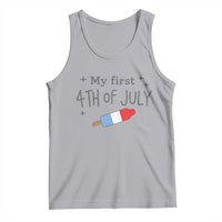My First 4th of July Cute Summer Rocket Popsicle Tank Top Firecracker Ice Lolly Patriotic Baby Independence Holiday
