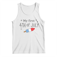 My First 4th of July Cute Summer Rocket Popsicle Tank Top Firecracker Ice Lolly Patriotic Baby Independence Holiday
